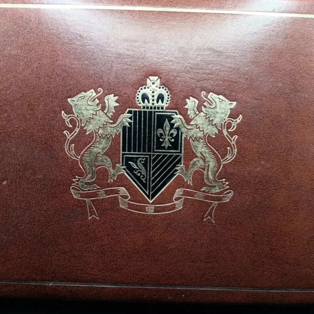 GUC Vintage Swank Philippe Jewelry Box Mid Century 2 Tiered 1950!